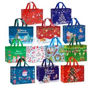 Heetobcos 12 Pack  Christmas Surprise, Xmas Party Supplies,12.8"×9.8"×6.7"